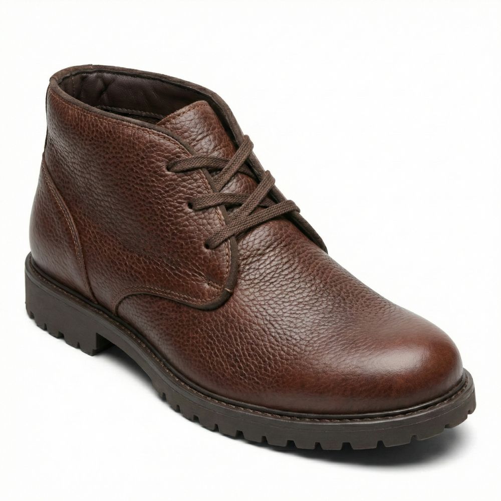 Genuine Leather Ankle Boots for Men